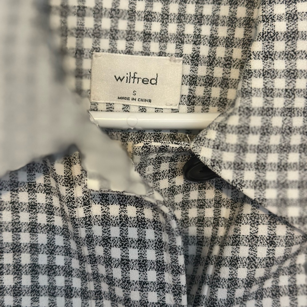Women's Black and White Checkered Crop Top - Picture 4 of 4